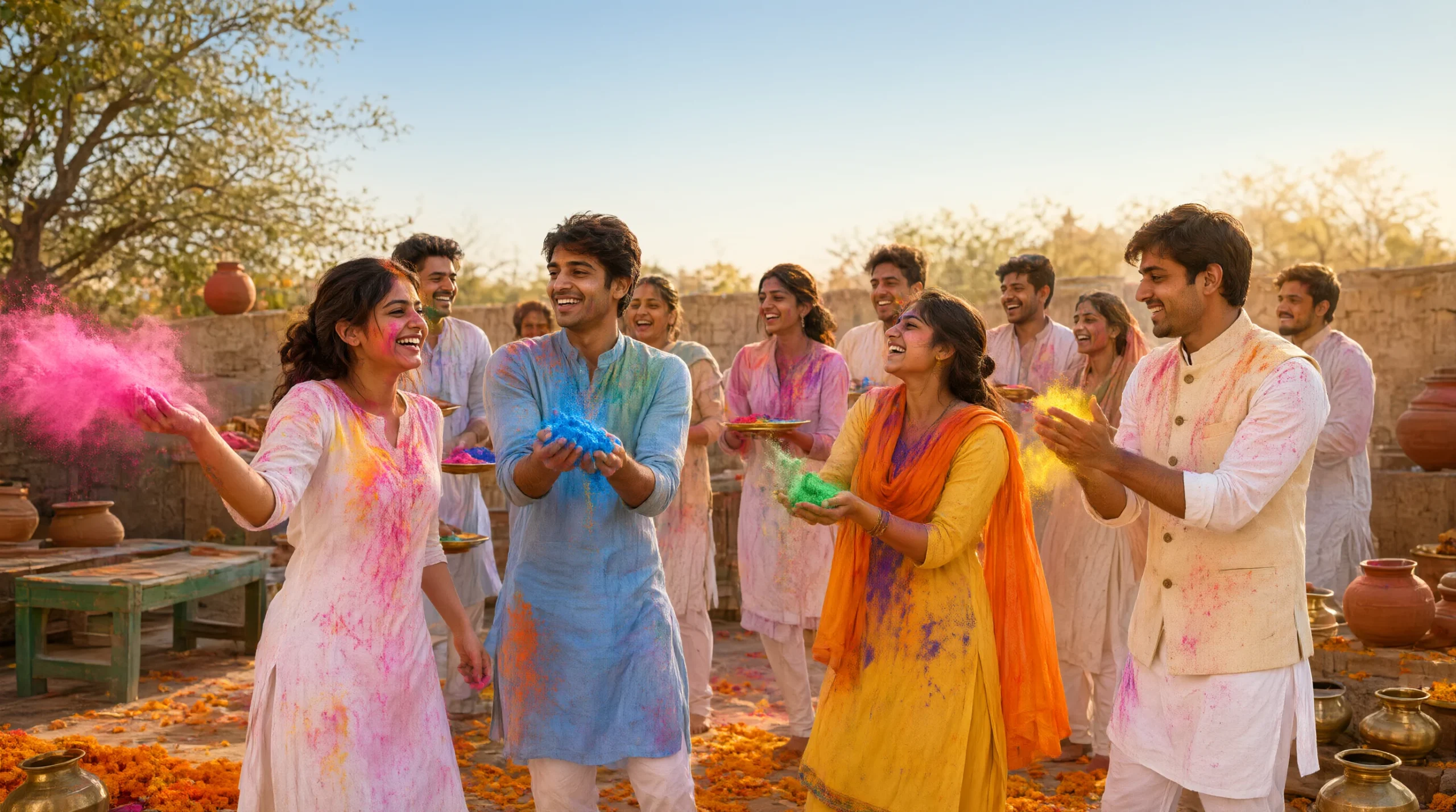 Holi captions
